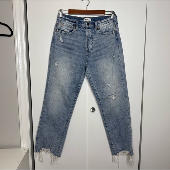 Pistola Charlie High Rise Straight Distressed Jeans size 29 - Picture 2 of 13